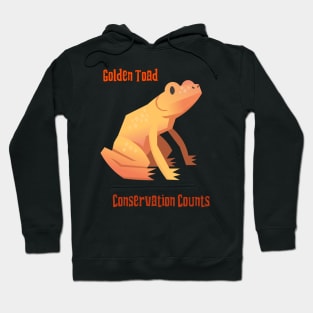 GoldenToad Conservation Counts Hoodie